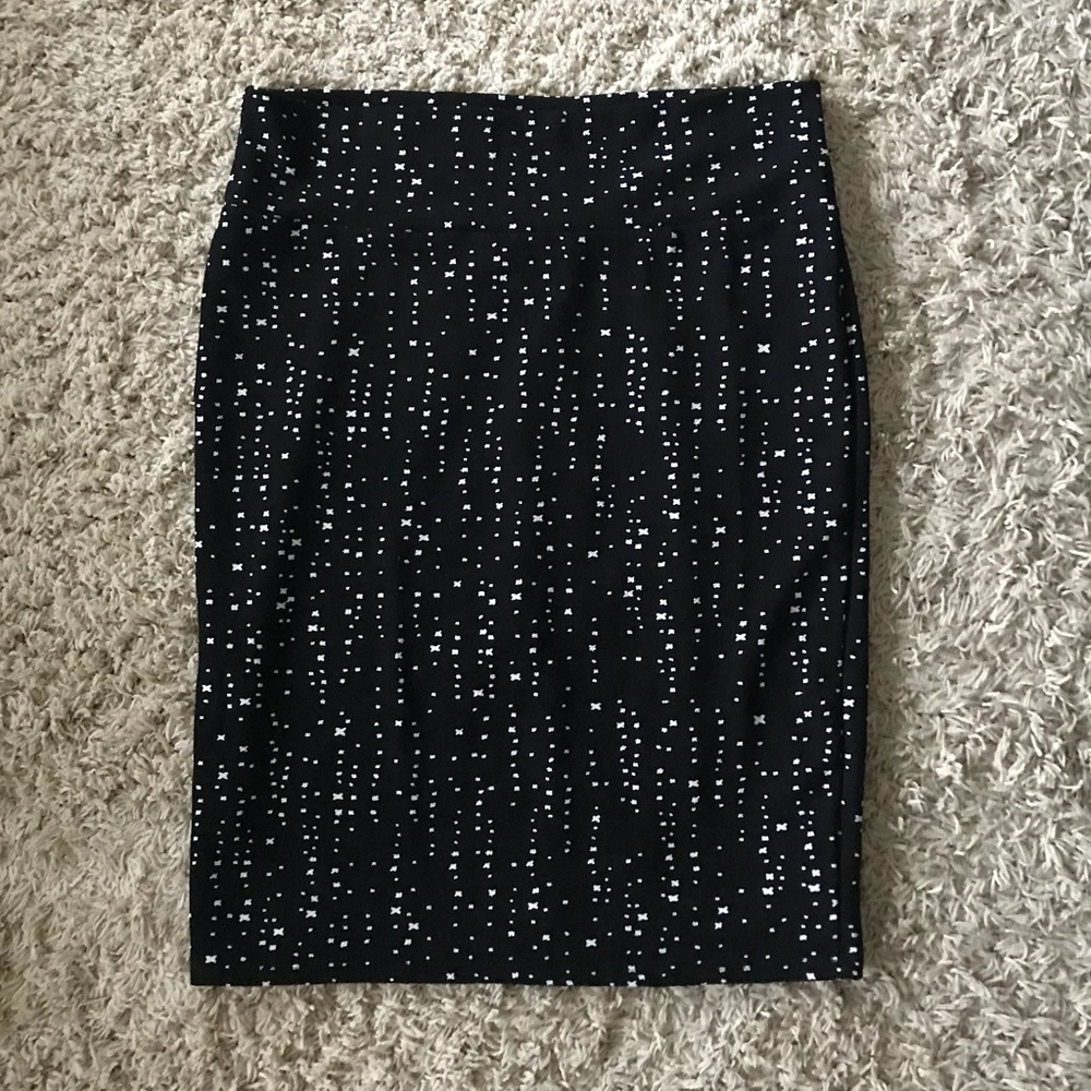 XL Lularoe Cassie Skirt Black